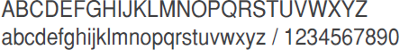 ABCDEFGHIJKLMNOPQRSTUVWXYZ abcdefghijklmnopqrstuvwxyz / 1234567890